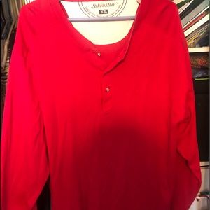 Long sleeve red sweater